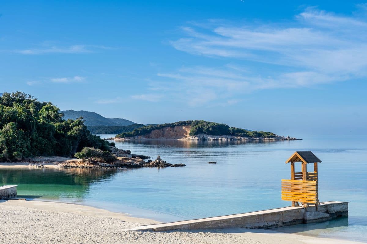 Golden Hour Drive to Albanian Riviera Beaches Before Sunset